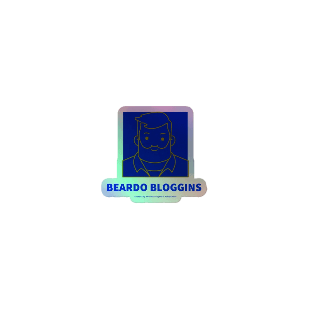 Beardo Bloggins Holographic Sticker Set product image (1)