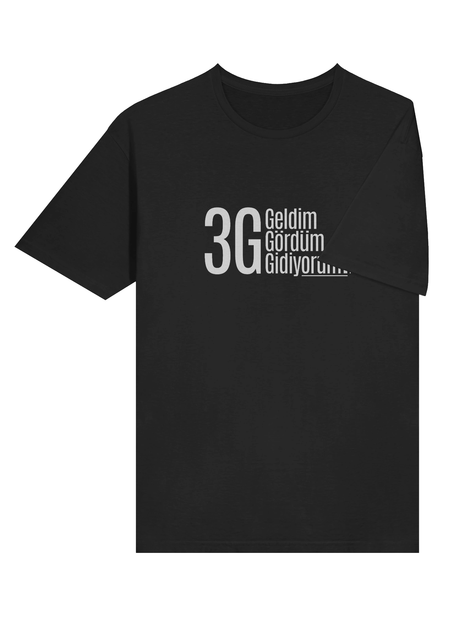 3G Minimalist Felsefe: "Geldim Gördüm Gidiyorum" Türkçe Tasarımlı Gildan Softstyle Unisex Yumuşak Tişört product image (6)