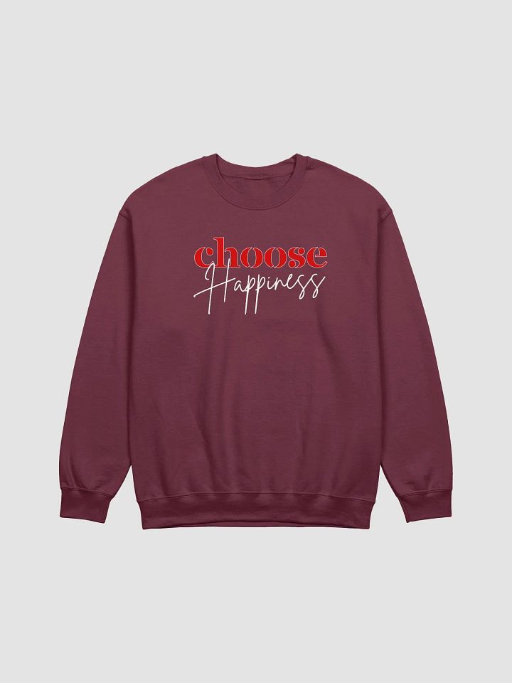 Choose Happiness Gildan Crewneck Sweater product image (2)