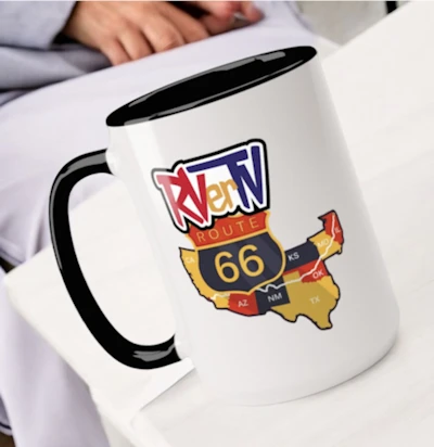 Route 66 Map - Ceramic Coffee Mug product image (1)