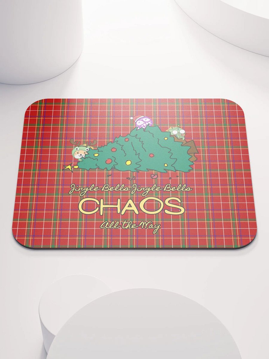 Dino Holiday Chaos Mouse Pad product image (3)