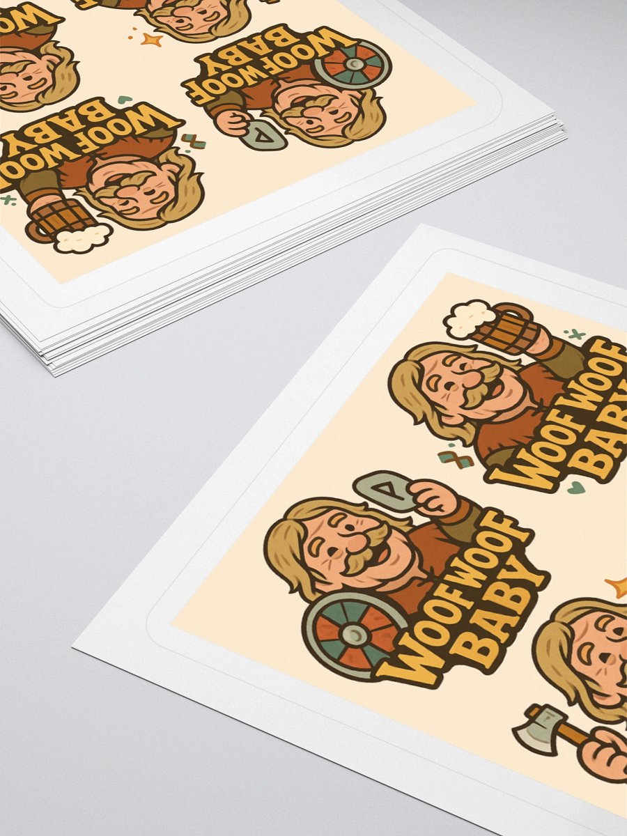 Egil Thorsson Woof Woof Baby Stickers product image (10)