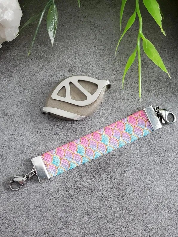 Mermaid Dreams Elastic Bracelet | Handmade Accessory for Bellabeat Leaf Urban & Ivy product image (3)