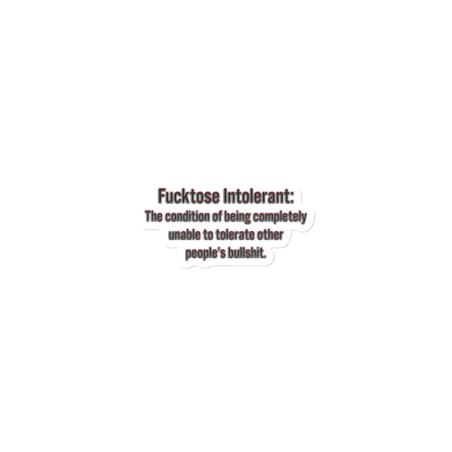 Intolerant - Magnet product image (1)