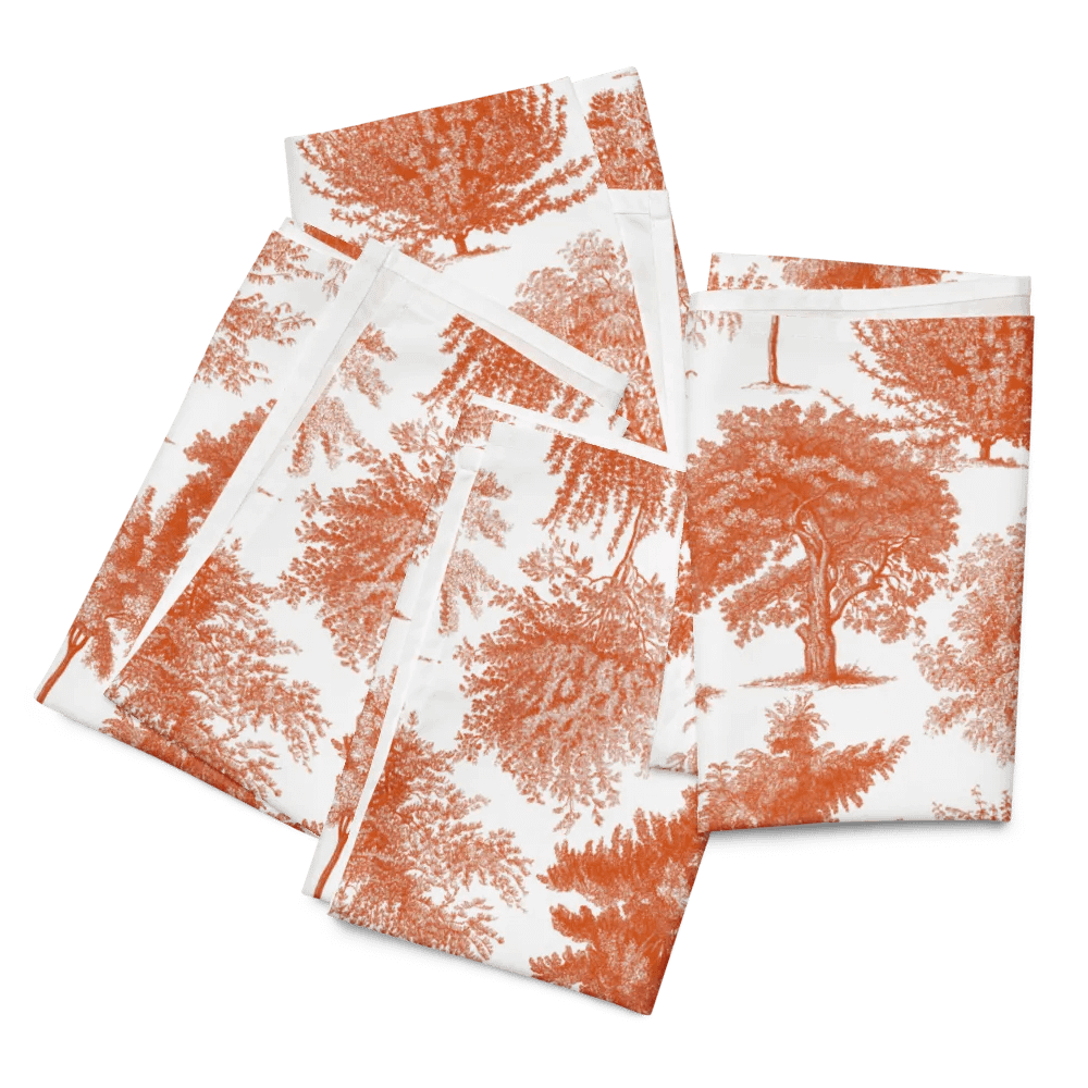 Cinnamon Woodland Trees Set of 4 Napkins product image (4)