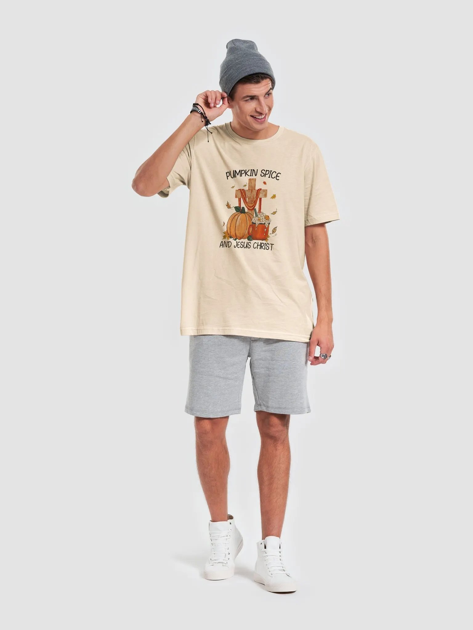 Pumpkin Spice and Jesus Christ T-Shirt product image (7)