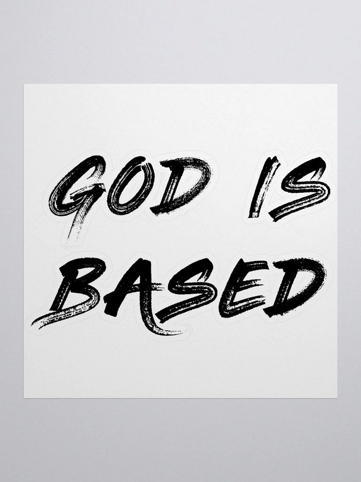 God is Based (Black) product image (3)