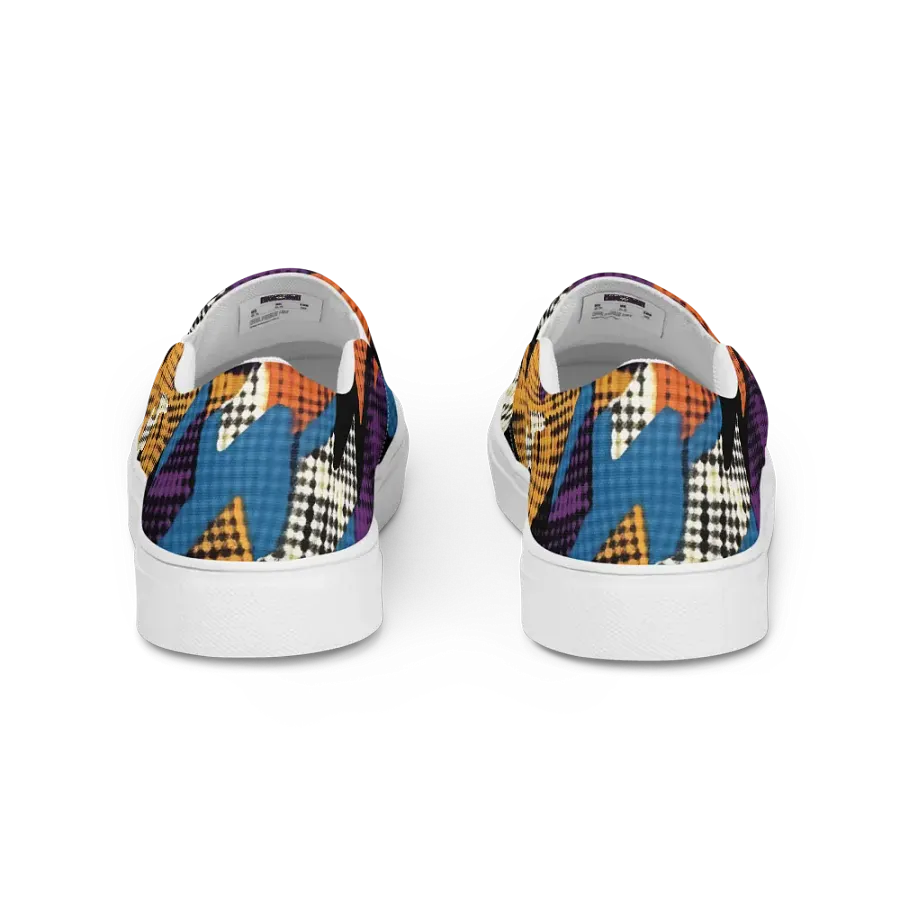 Geometric Pop Art | Women's Slip-On Canvas Shoes product image (4)