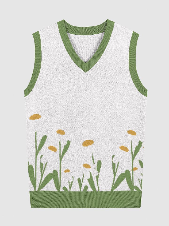 Everything is coming up Daisy's Knitted V-Neck Vest (Exclusive) product image (1)