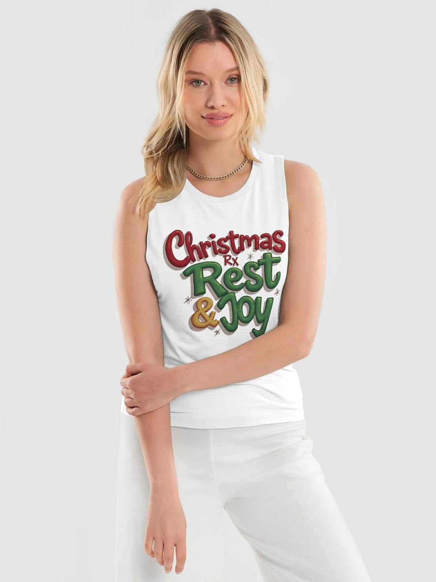 Christmas Rx Rest & Joy Flowy Muscle Tank product image (16)