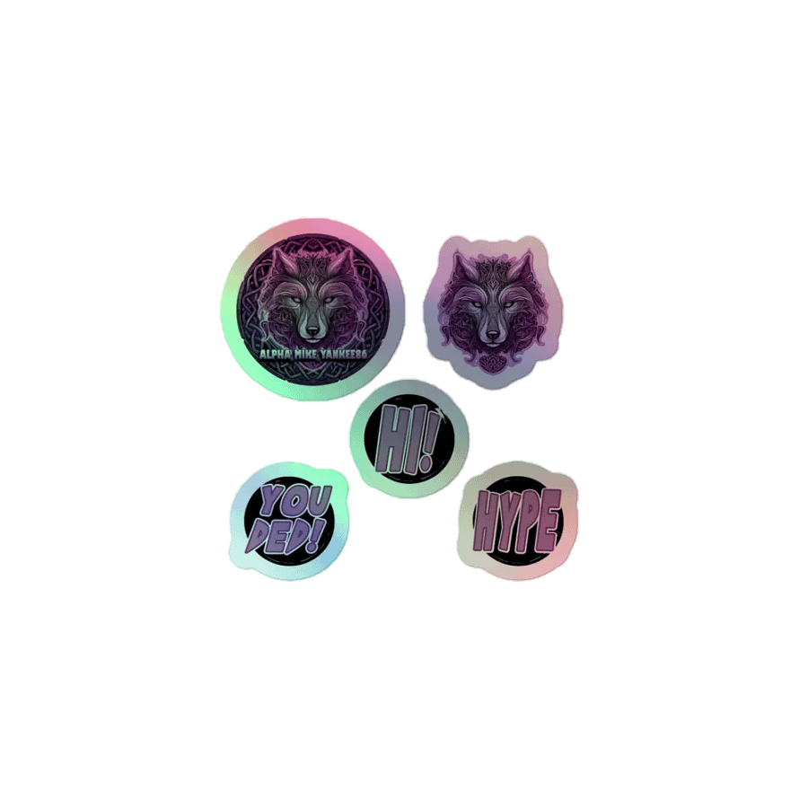 Alpha Stickers You Ded, Hi, Hype product image (1)
