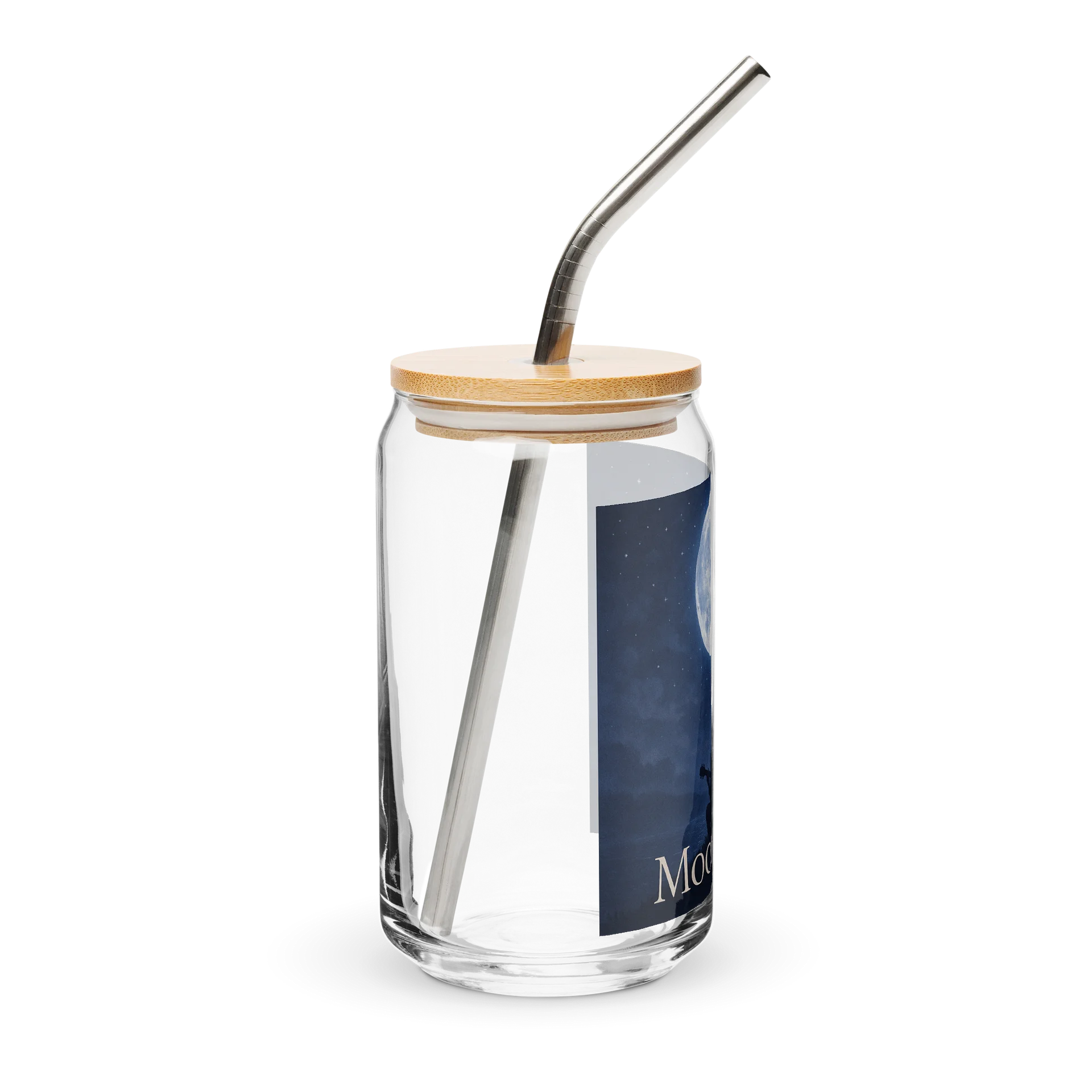 Moonlight Album Cover Can Shaped Glass + Lid & Straw - Show your Support - Drinkware product image (4)