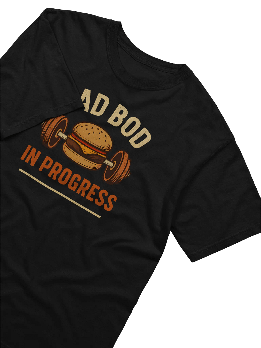 Dumbbell Burger Dad Bod T-Shirt product image (3)