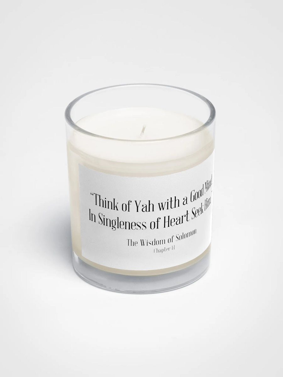 Wisdom of Solomon Unscented Soy Candle product image (2)