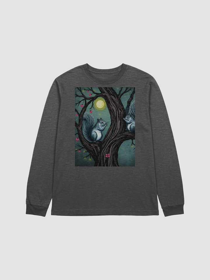 Moonlit Squirrel Serenade Long Sleeve Tee product image (1)