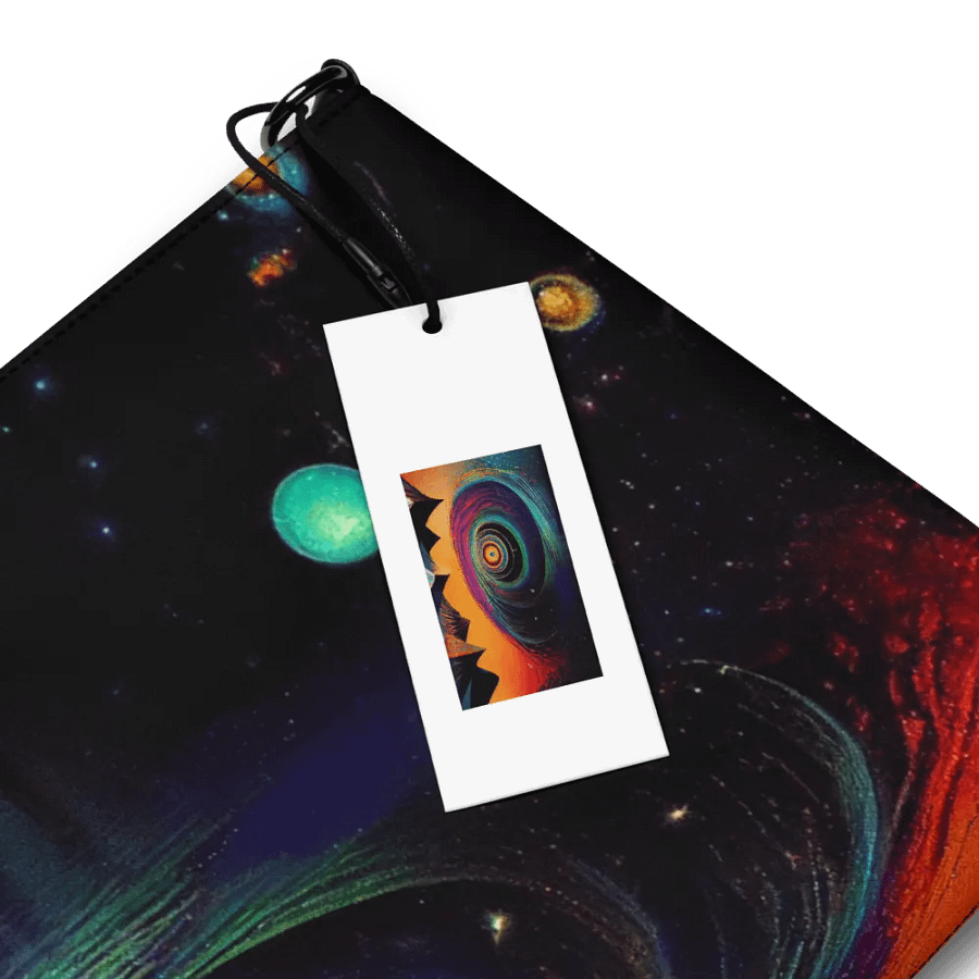 premium faux leather Cosmic Spiral All-Over Print Crossbody Bag product image (4)