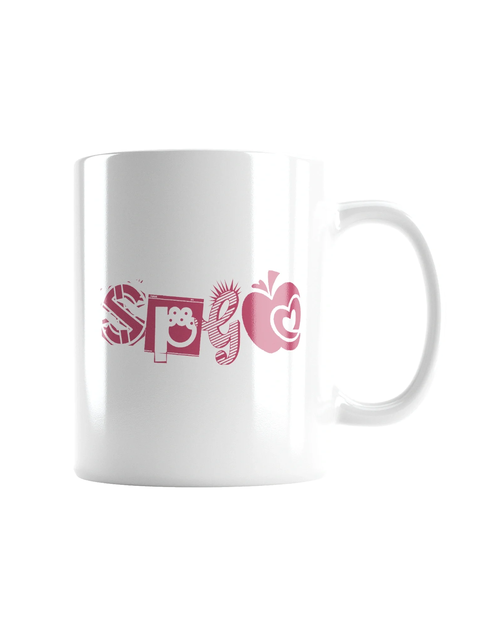 PINK/WHITE LIKE MUG product image (4)