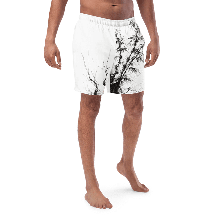 Bamboo Print Swim Trunks product image (2)