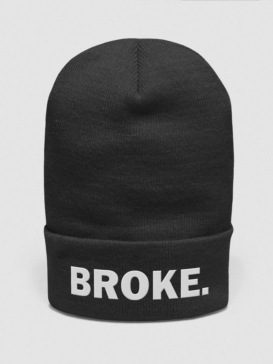 Broke. // Beanie product image (1)