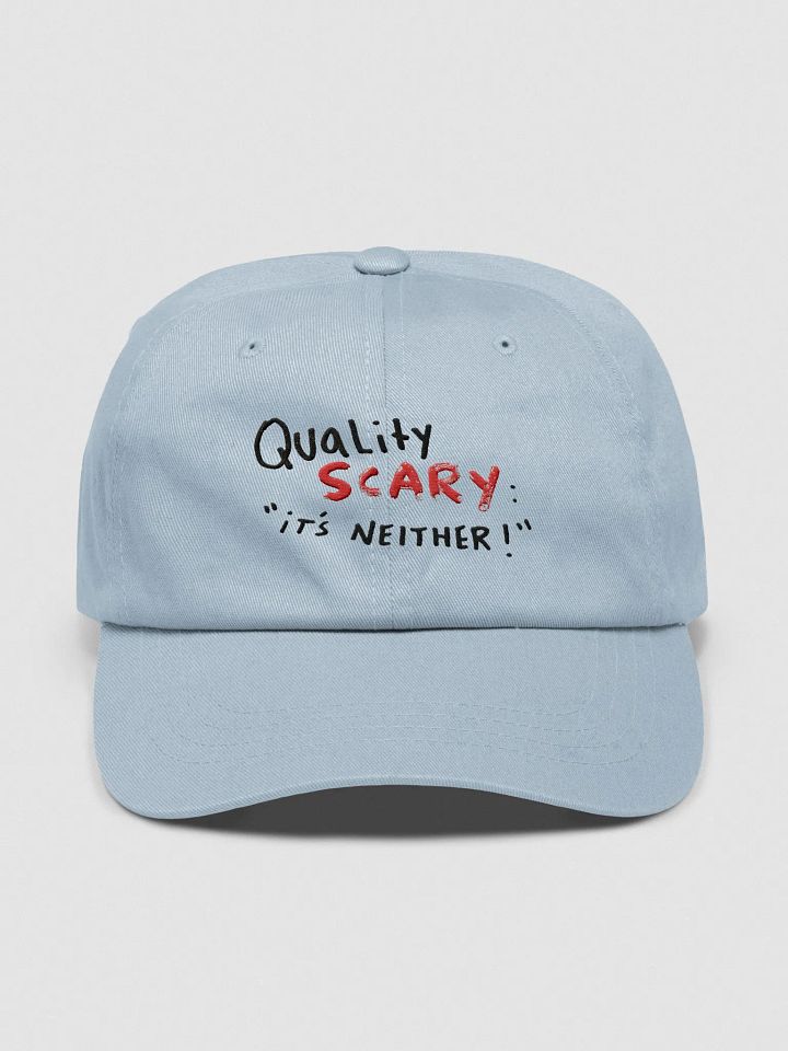 Quality Scary - It's Neither! Dad hat product image (3)