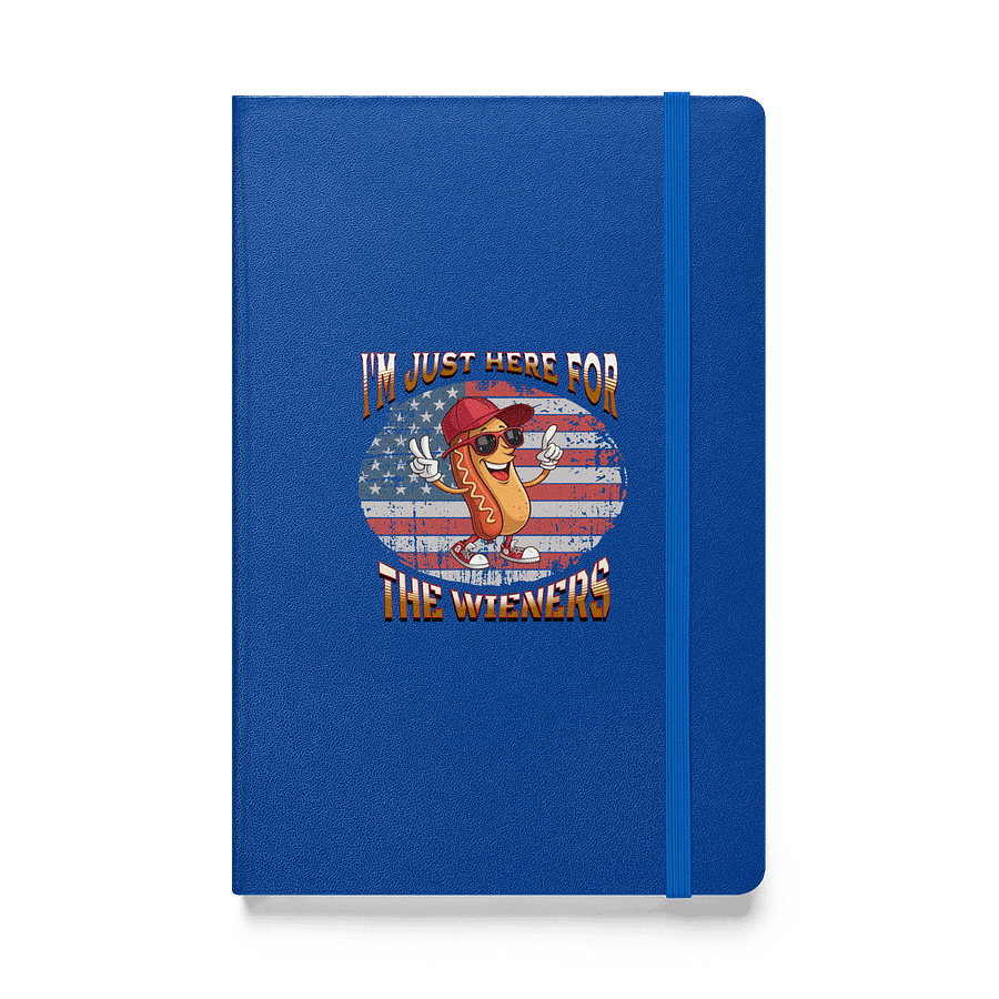 Im Just Here For The Wieners Hot Dog Wonderland Hardcover Journal product image (1)