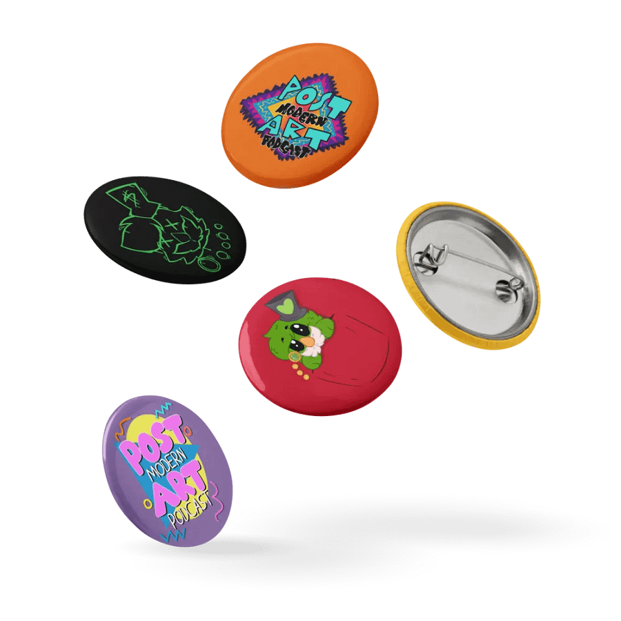 Post Modern Art Podcast Buttons product image (9)