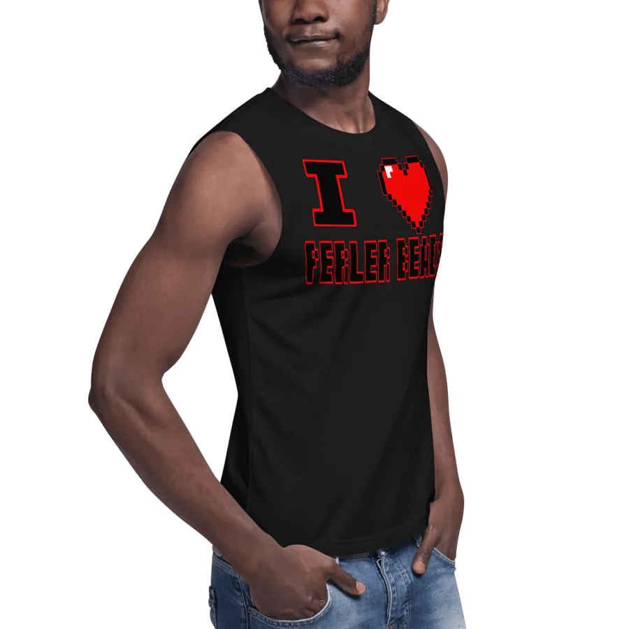 I Heart Perler Bead 2 Tank product image (3)