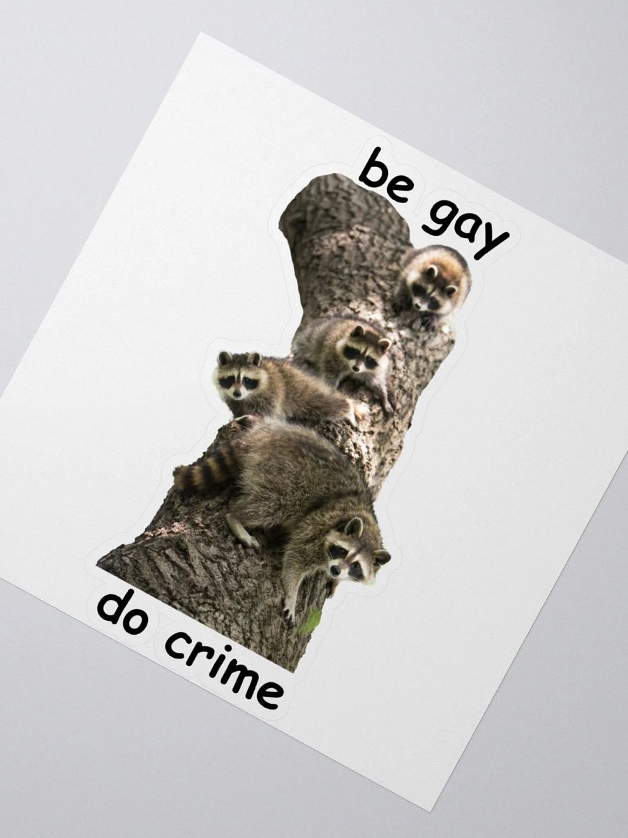 Be Gay Do Crime Sticker product image (2)