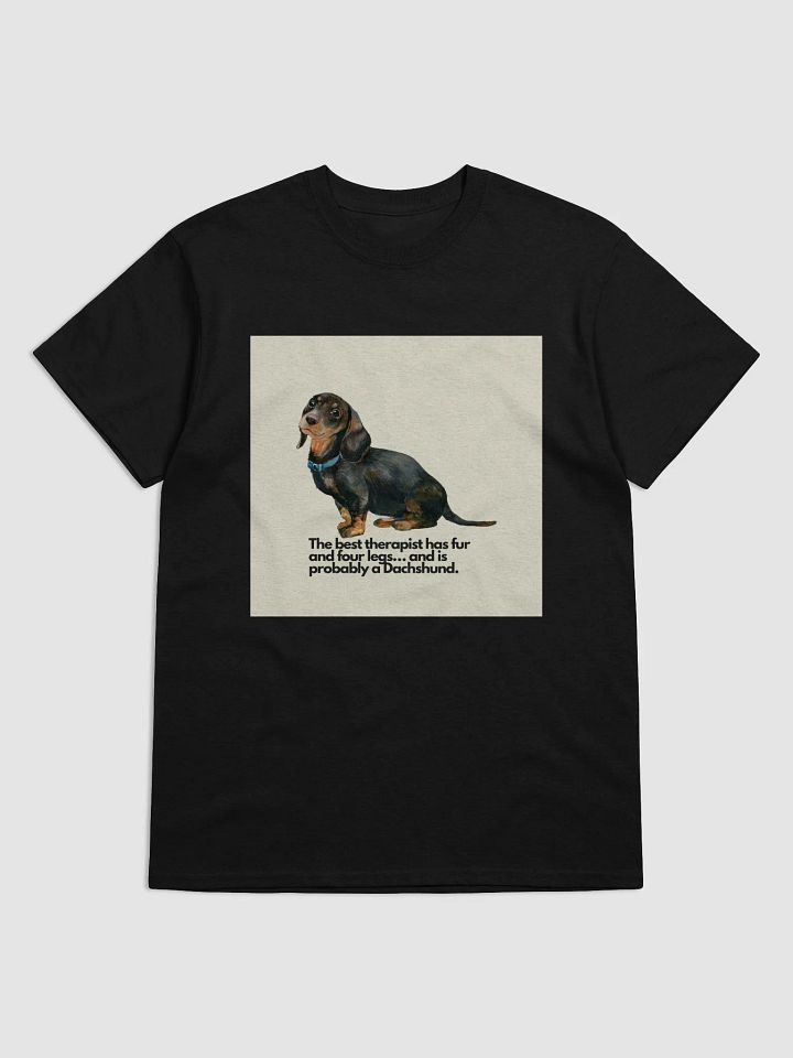 The Best Therapist Has Fur & Four Legs T-Shirt – Wear Your Love for Pets! product image (1)