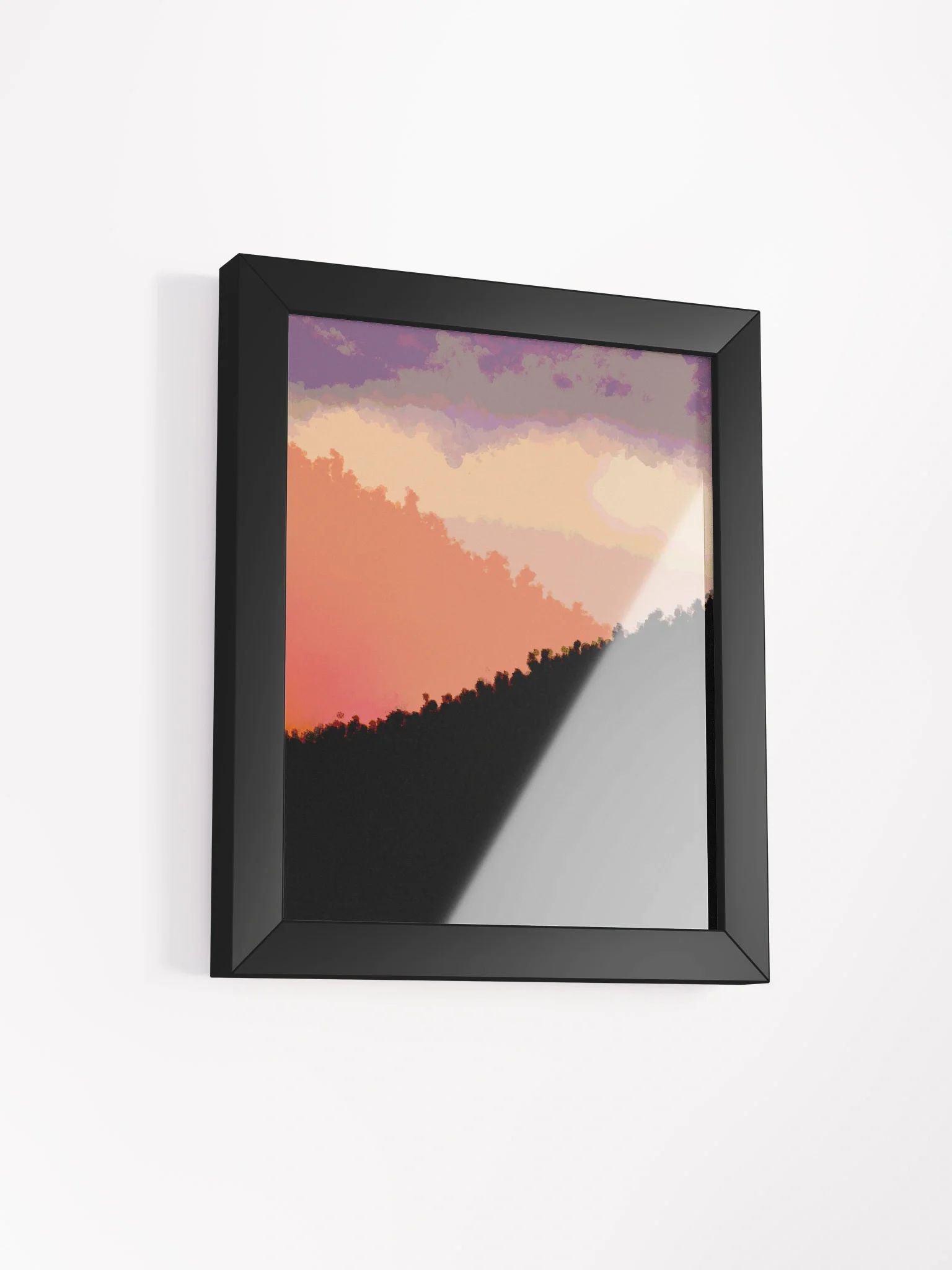 Aurora Silhouette: Framed Sunset Poster product image (8)