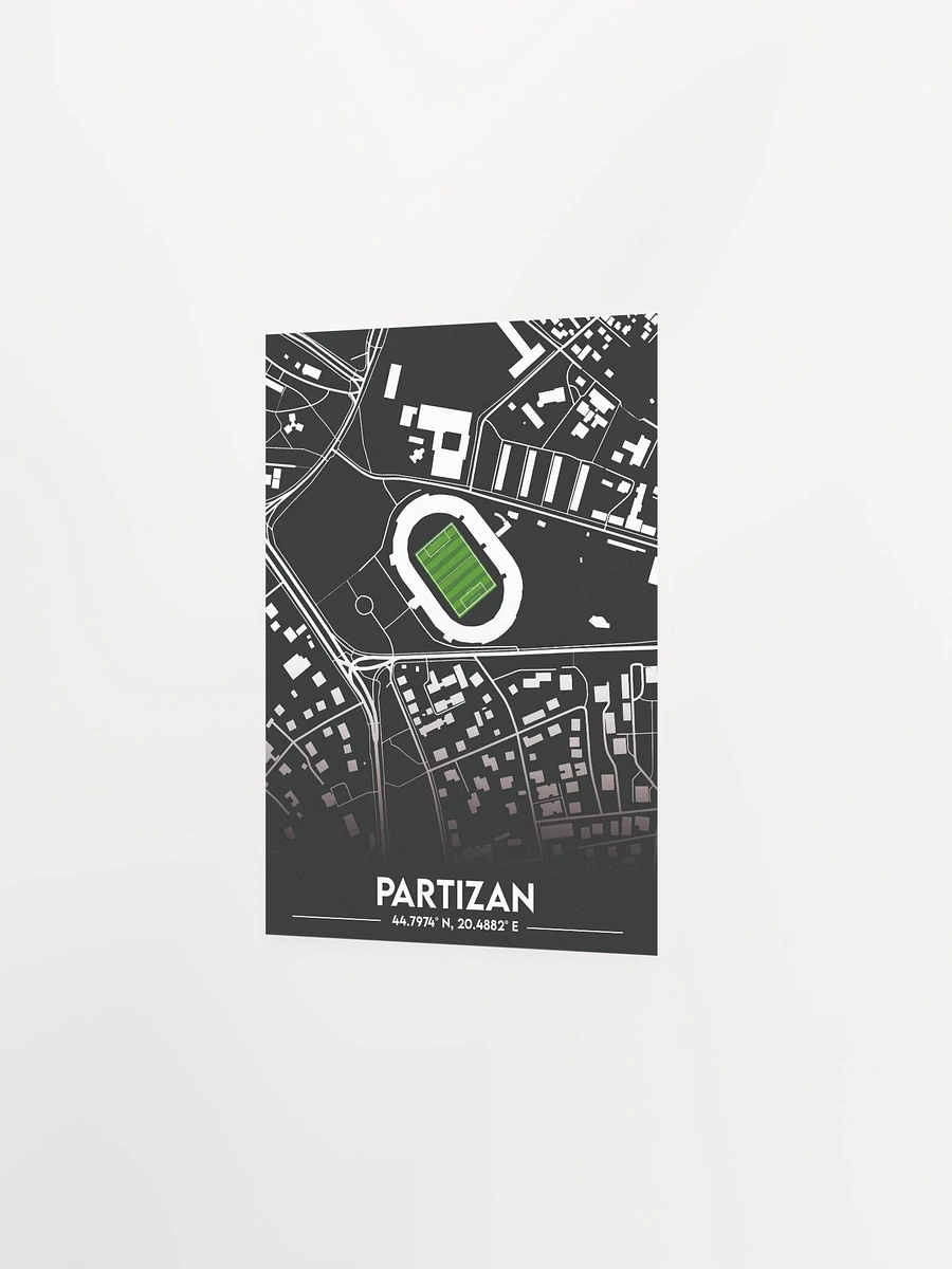 Partizan Stadium Map Design Poster product image (10)