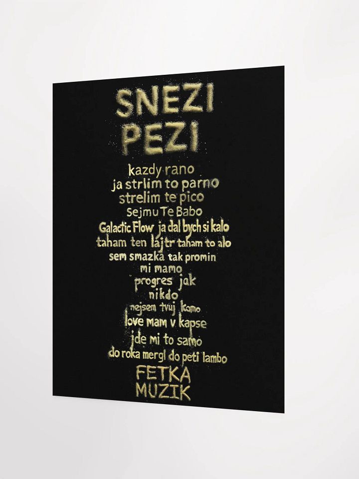 SNEZI PEZI POSTER product image (2)