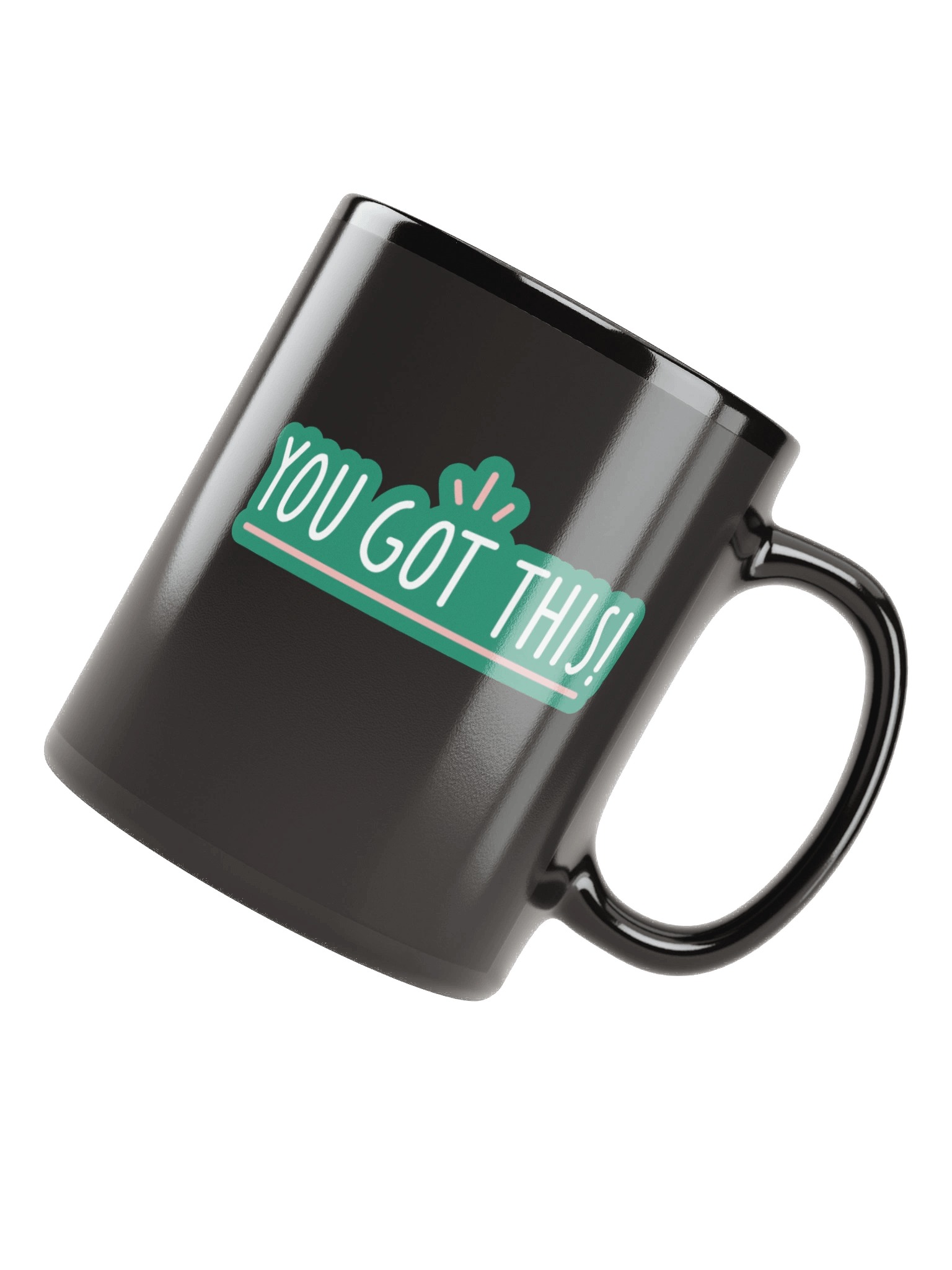You Got This! Motivational Quote Black Coffee Mug product image (5)