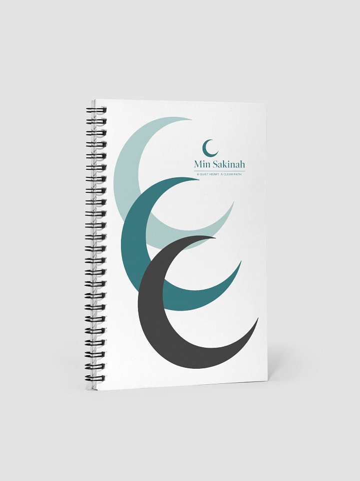 Crescent Moon Spiral Notebook – Signature product image (1)