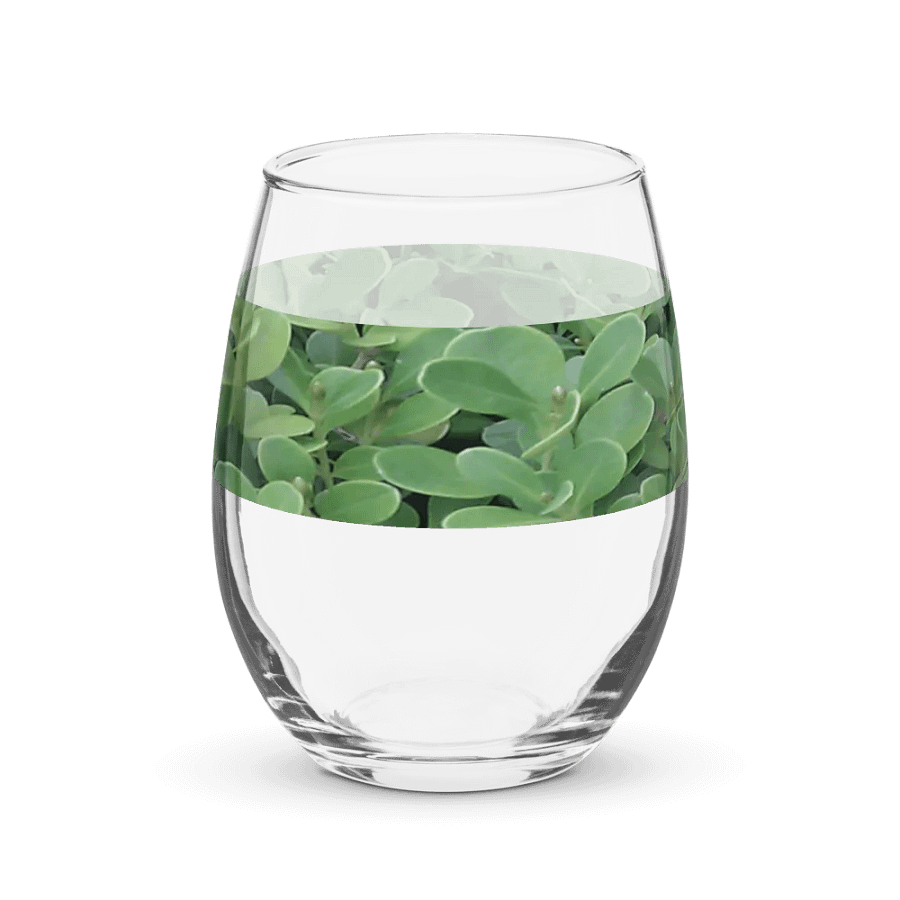 "Green Leaf" Glass Cup product image (9)