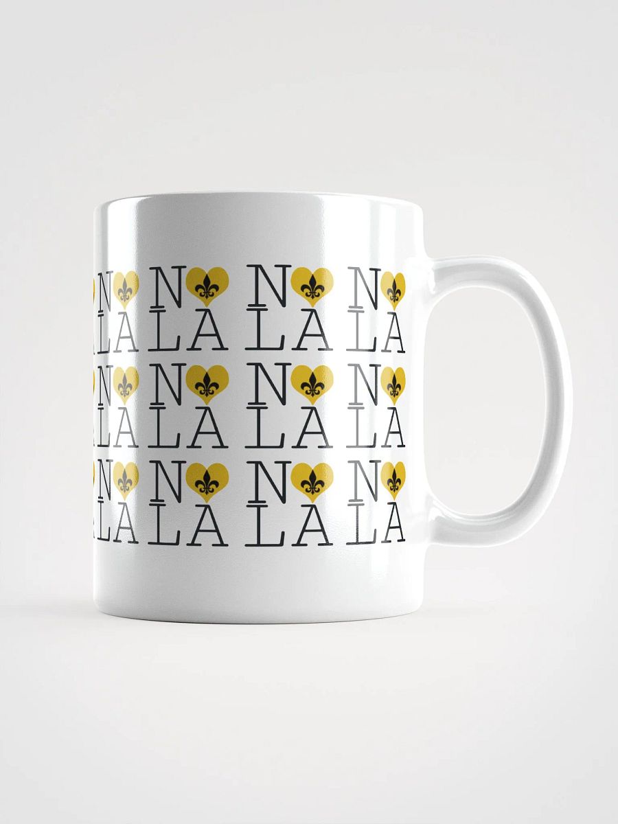I LOVE NOLA **LEGACY MUG** (GOLD HEART INFINITY WALL) product image (1)