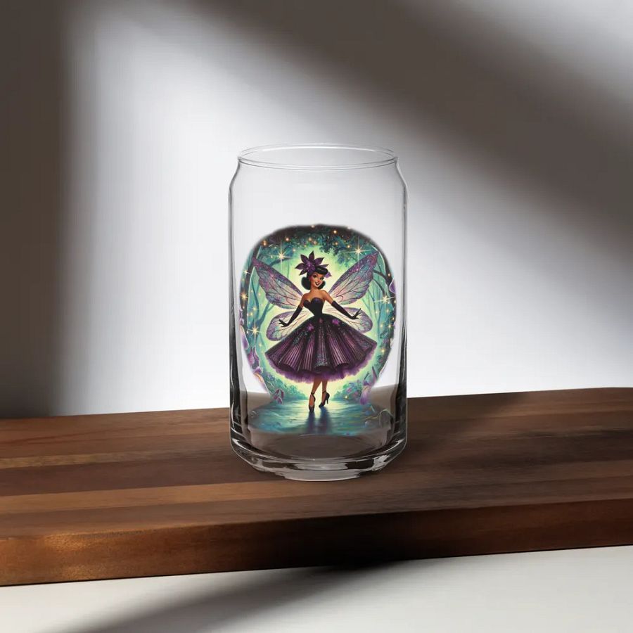Enchanted Purple Iris Fairy Glass product image (35)