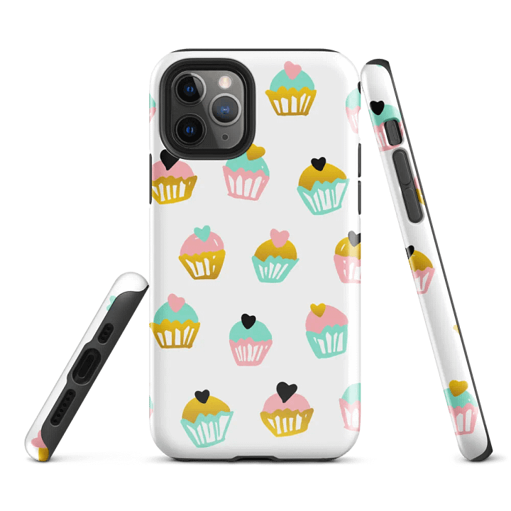 Cupcake Hearts iPhone® Tough Case product image (2)