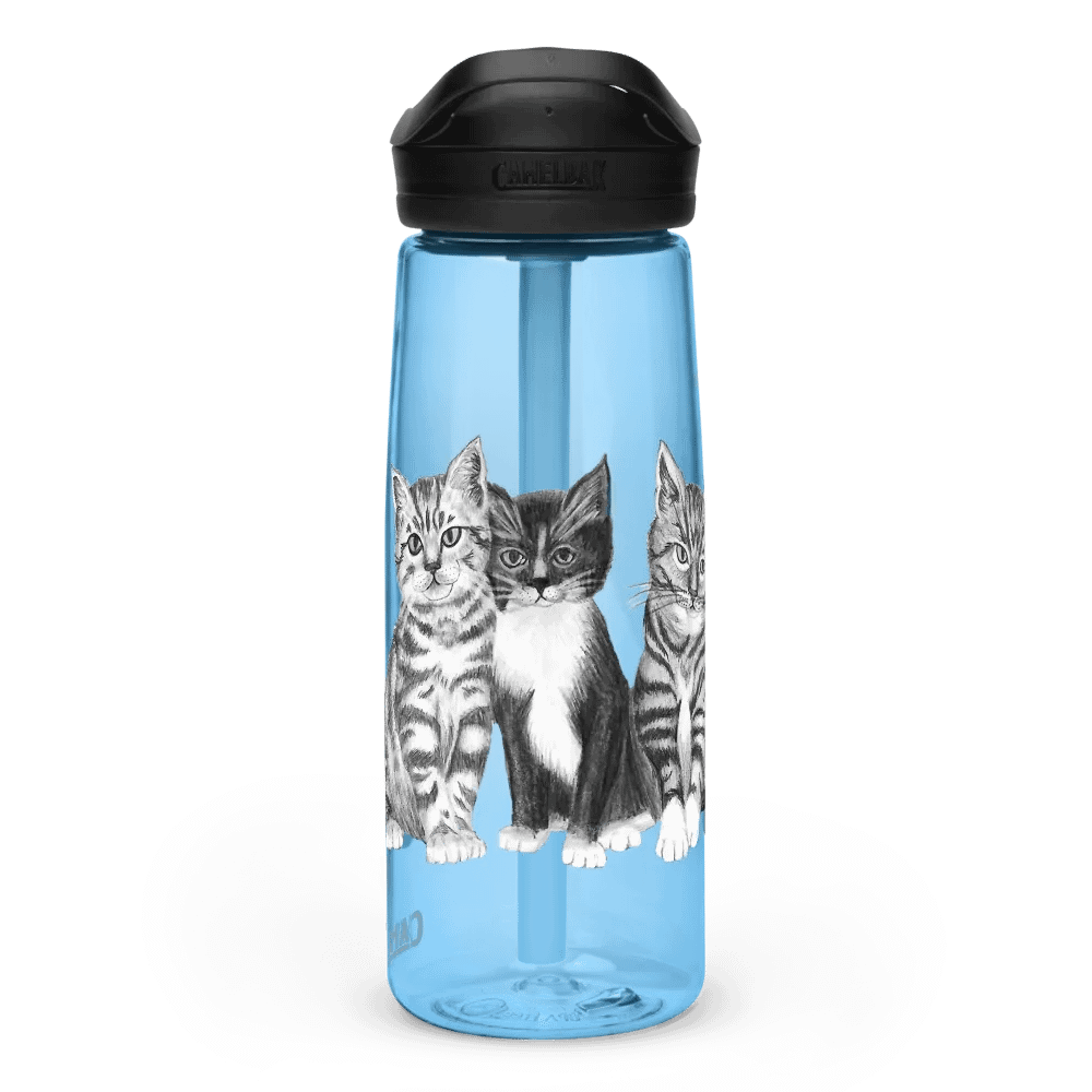 Kittens Drawing Water Bottle Straw product image (60)