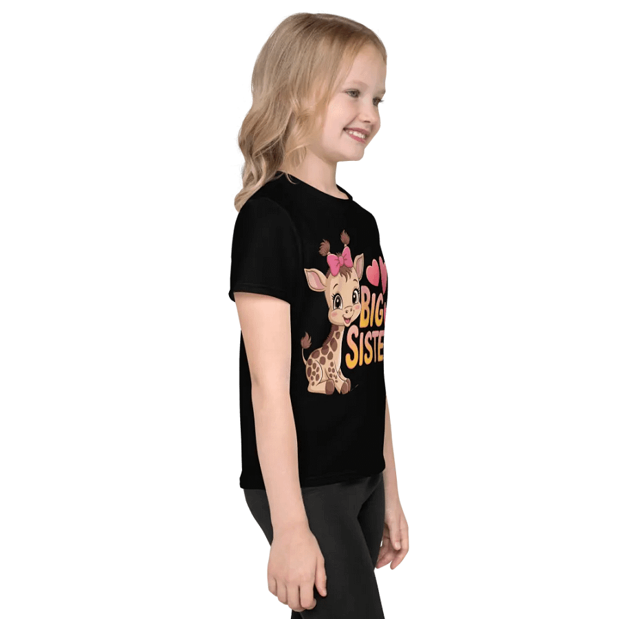 Big Sister Giraffe All-Over Print Kids T-Shirt product image (4)