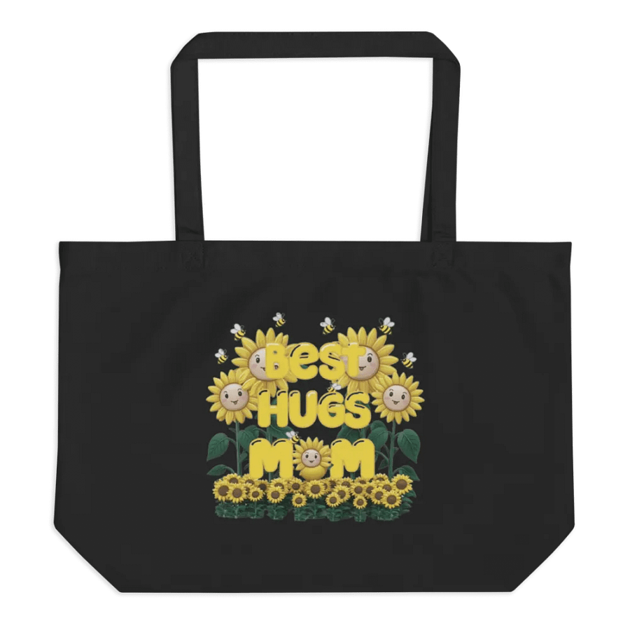 Best Hugs Mom Organic Cotton Tote product image (4)