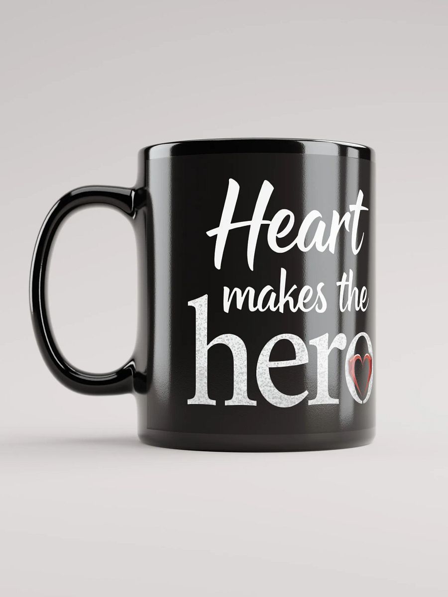 Heart Makes the Hero  Inspirational Mug – Empower Your Inner Wonder Woman Like Gal Gadot! product image (6)
