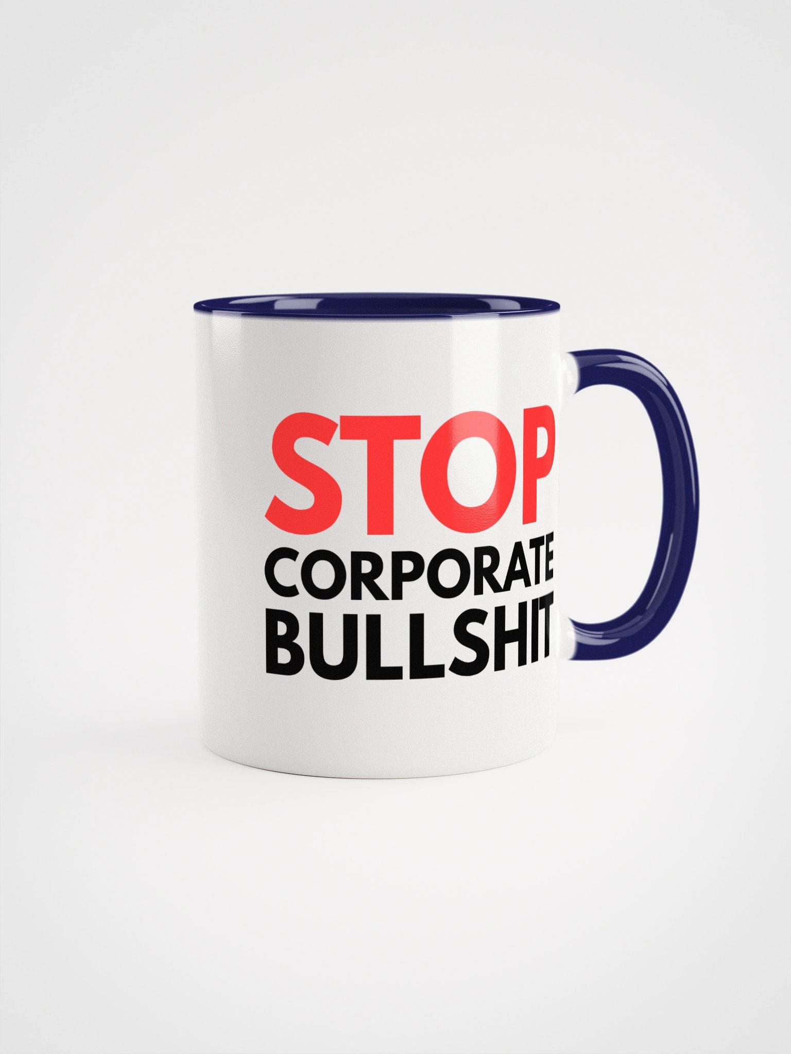 STOP corporate bullshit Mug product image (10)