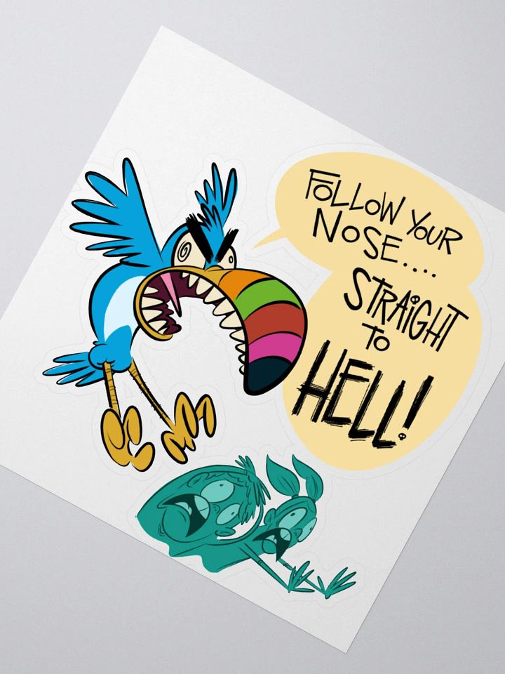 Cursed Tropical Bird Cereal Mascot product image (2)