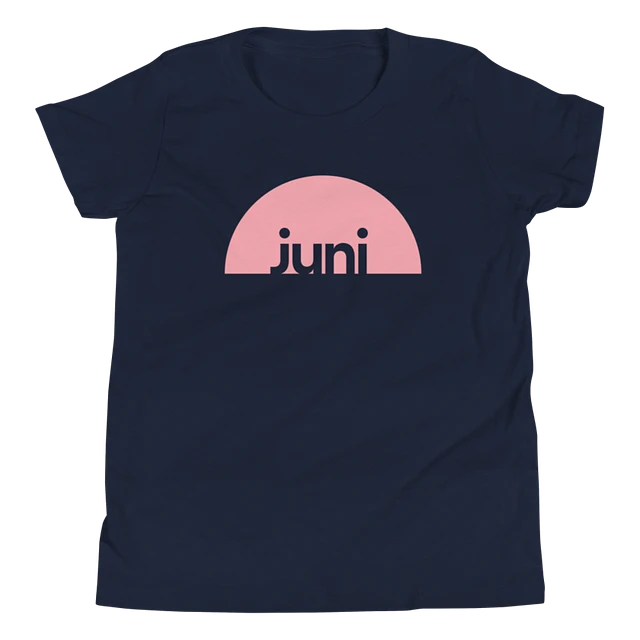 Juni T-Shirt, Pink On Navy (Youth) product image (1)