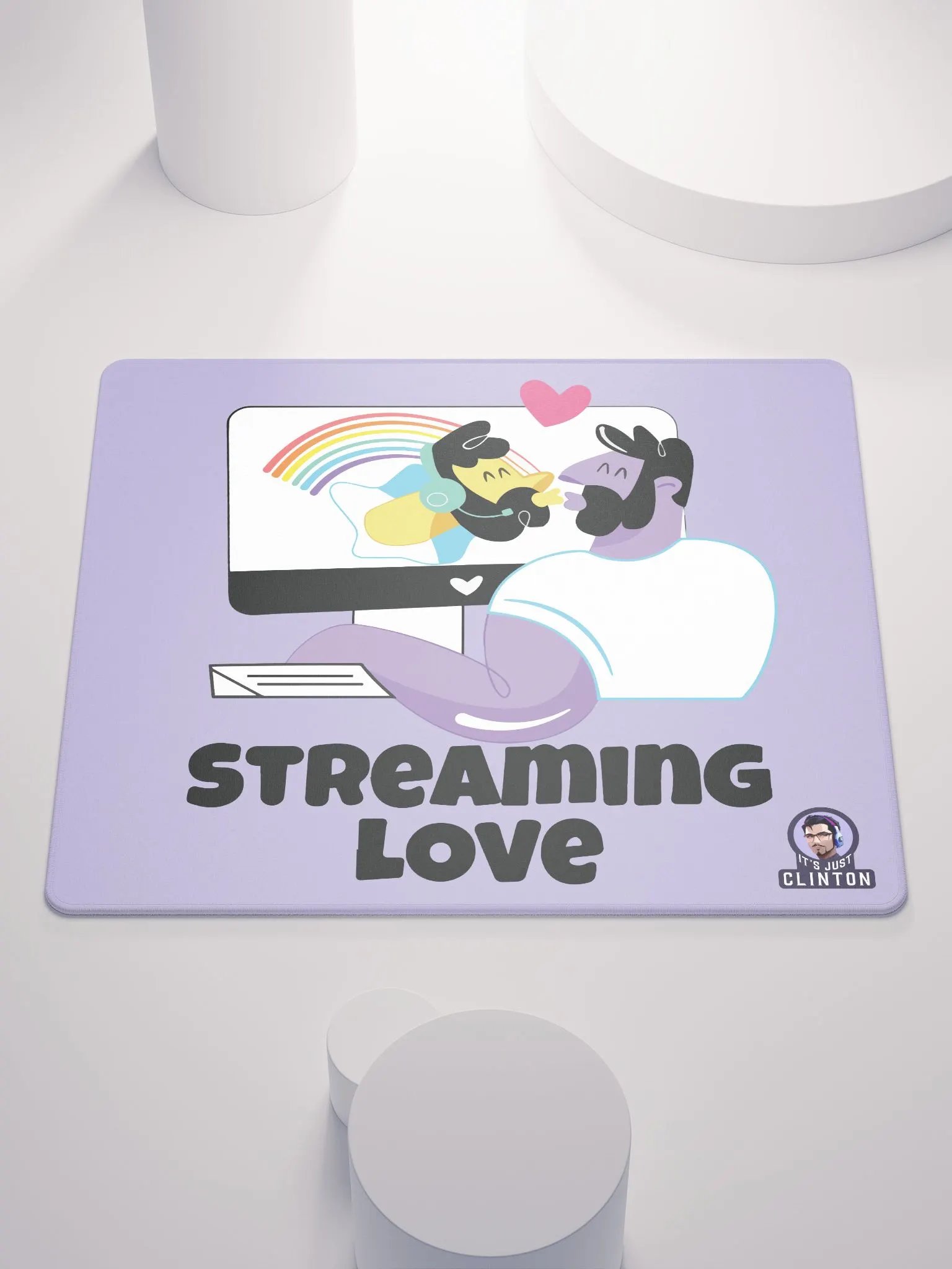 Streaming Love Mouse Pad product image (1)