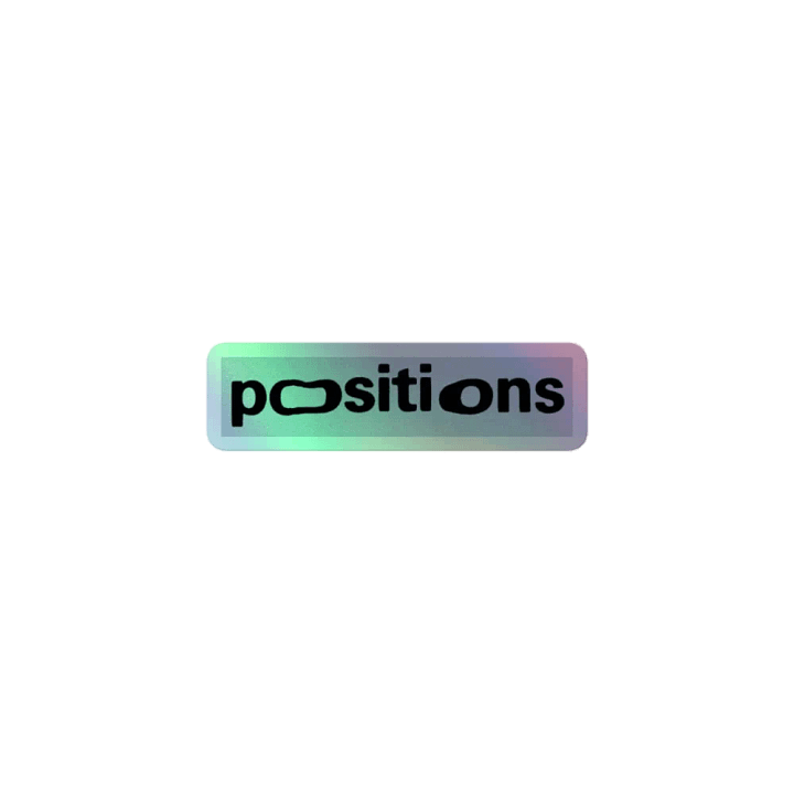 Positions Holographic Sticker Set product image (1)