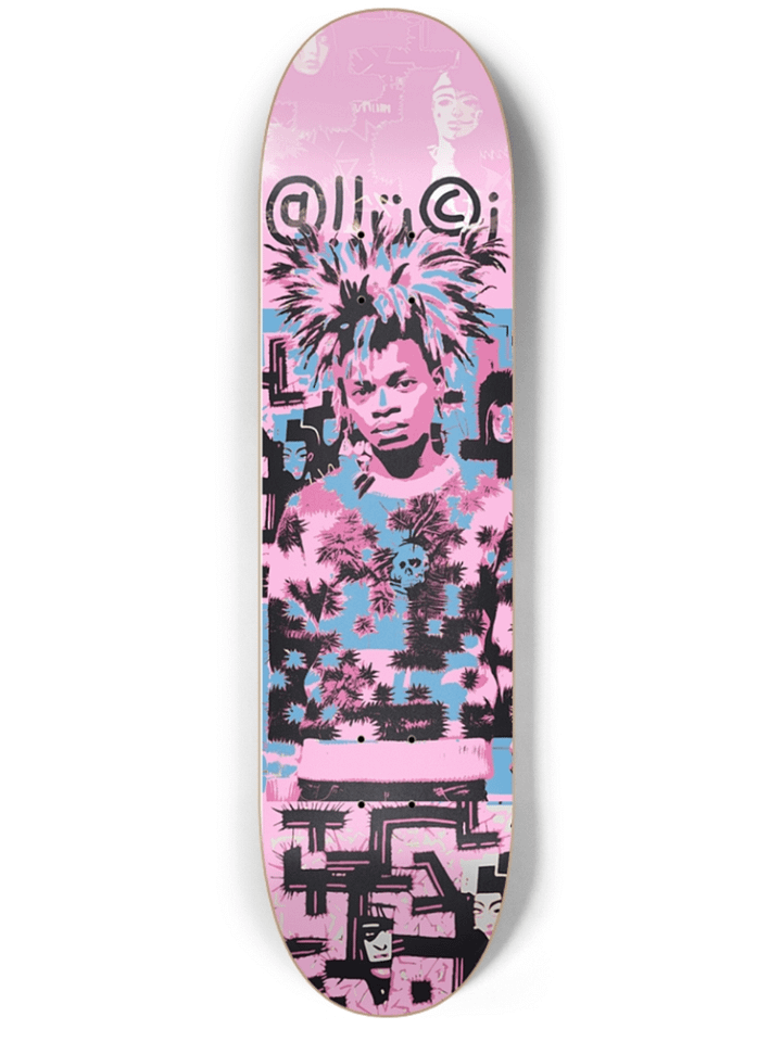 Kidsplay Pink Dread Skateboard Deck product image (1)
