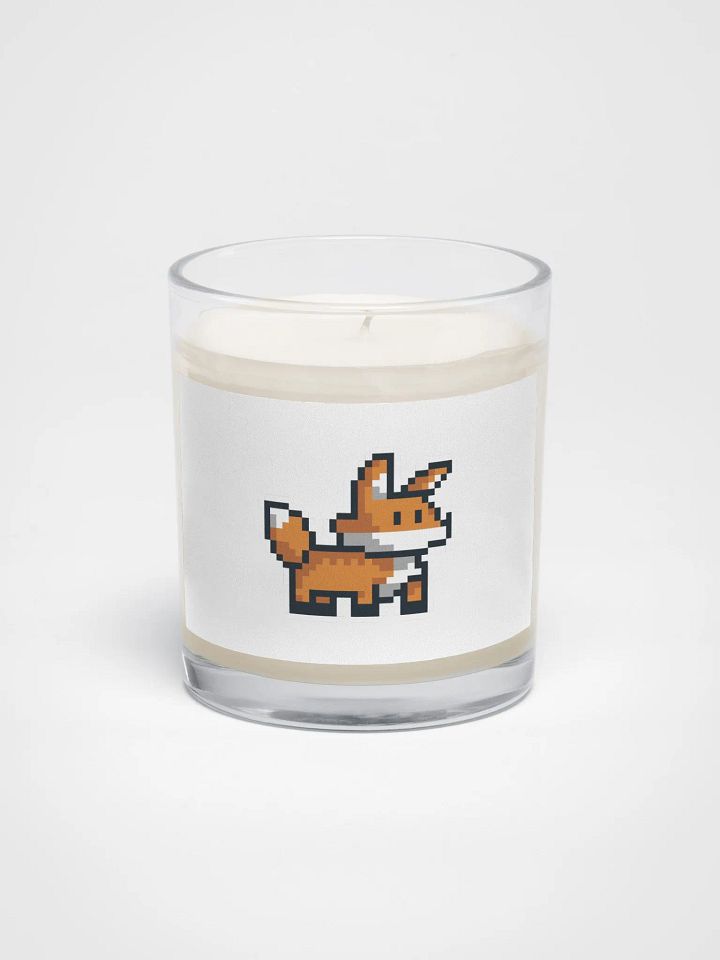 8-Bit Fox Pixel Art Soy Wax Candle product image (1)