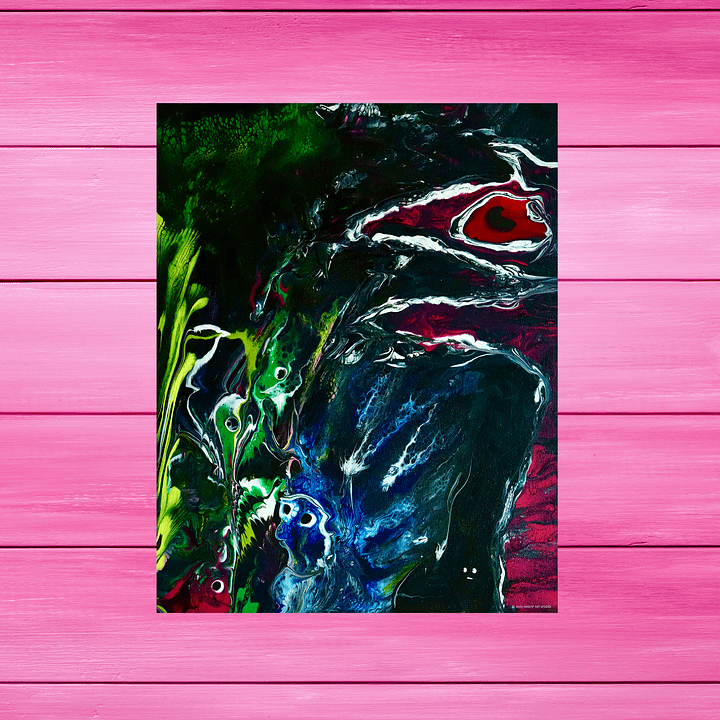 Creatures Among the Pterodactyl | Art Print product image (1)